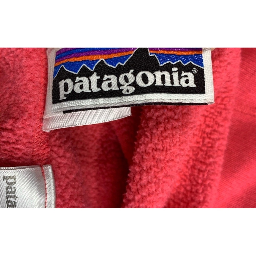 Patagonia Better Sweater 1/4 Zip Youth XL 14 Pink Fleece Pullover - Picture 10 of 10